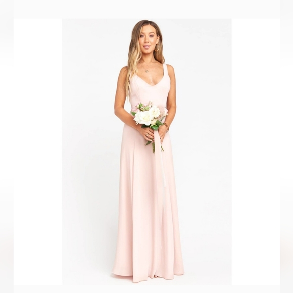 Show Me Your MuMu Dresses & Skirts - Show me your MUMU womans Jen Maxi dress in Chiffon dusty blush size sma…